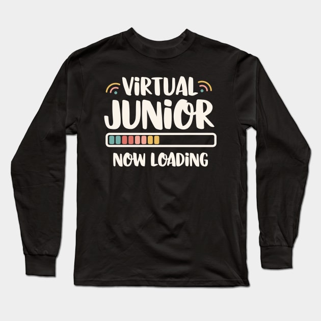 Virtual Junior Now Loading Long Sleeve T-Shirt by theprettyletters